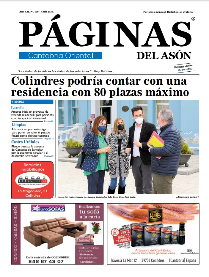 Paginas del ason, periodico gratuito, periodico Cantabria, publicidad Cantabria, periodico publicidad, publicidad comercios, anuncios, prensa gratuita, Cantabria, Santander, liendo, laredo, santoña, limpias, castro urdiales