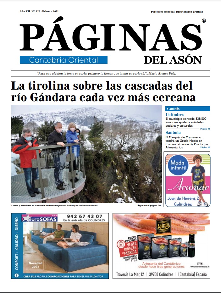 Paginas del ason, periodico gratuito, periodico Cantabria, publicidad Cantabria, periodico publicidad, publicidad comercios, anuncios, prensa gratuita, Cantabria, Santander, liendo, laredo, santoña, limpias, castro urdiales