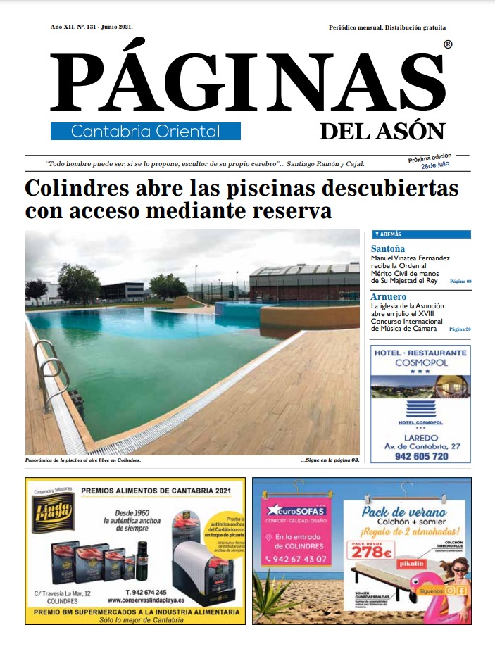 Paginas del ason, periodico gratuito, periodico Cantabria, publicidad Cantabria, periodico publicidad, publicidad comercios, anuncios, prensa gratuita, Cantabria, Santander, liendo, laredo, santoña, limpias, castro urdiales