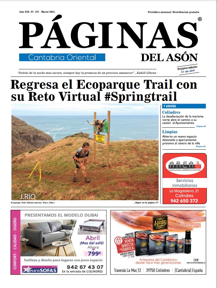 Paginas del ason, periodico gratuito, periodico Cantabria, publicidad Cantabria, periodico publicidad, publicidad comercios, anuncios, prensa gratuita, Cantabria, Santander, liendo, laredo, santoña, limpias, castro urdiales